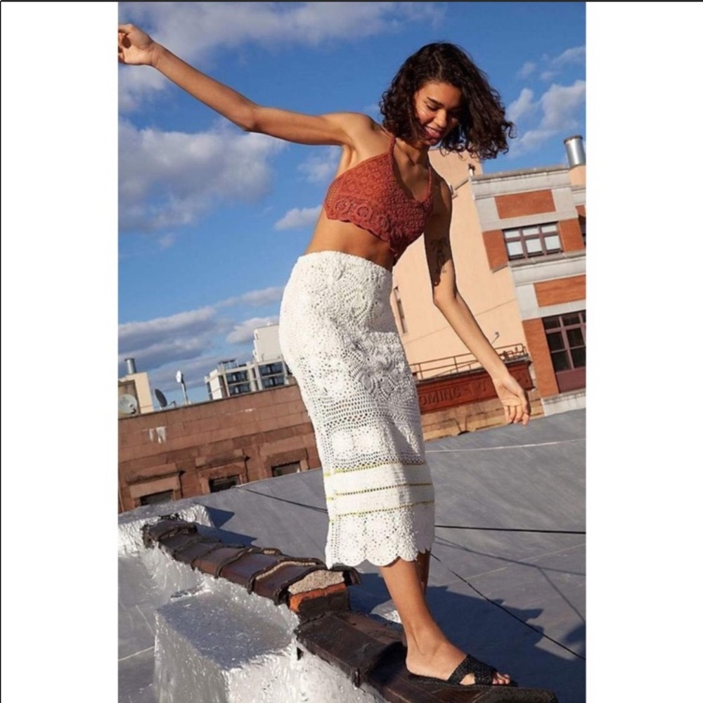 NWT! FREE PEOPLE Sydney Crochet Bra Bralette Camisole Top Size XS - Picture 4 of 8